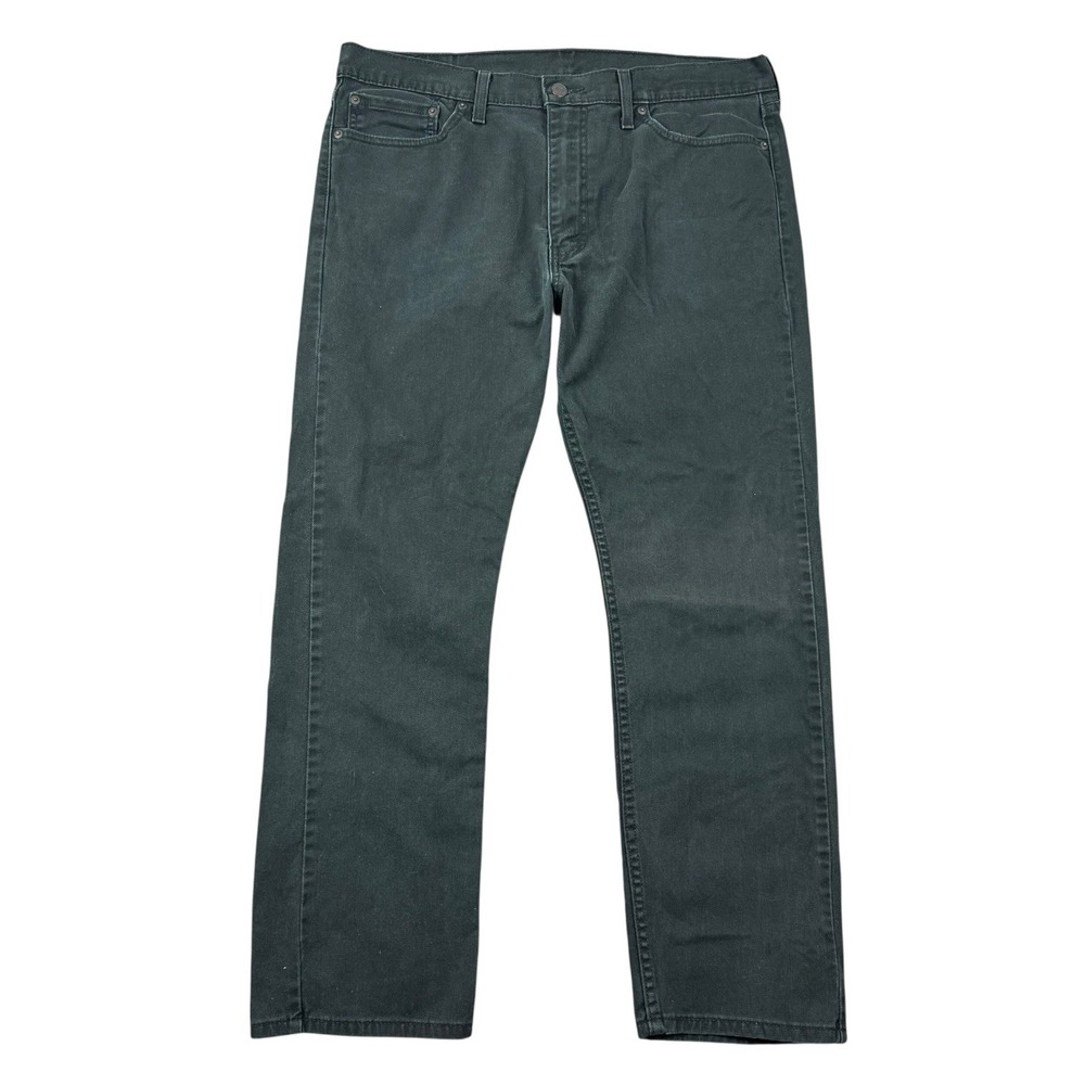 Levis 513 Jeans Men 36x30 (36x29) Black‎ Slim Straight Denim Faded Grunge Skater